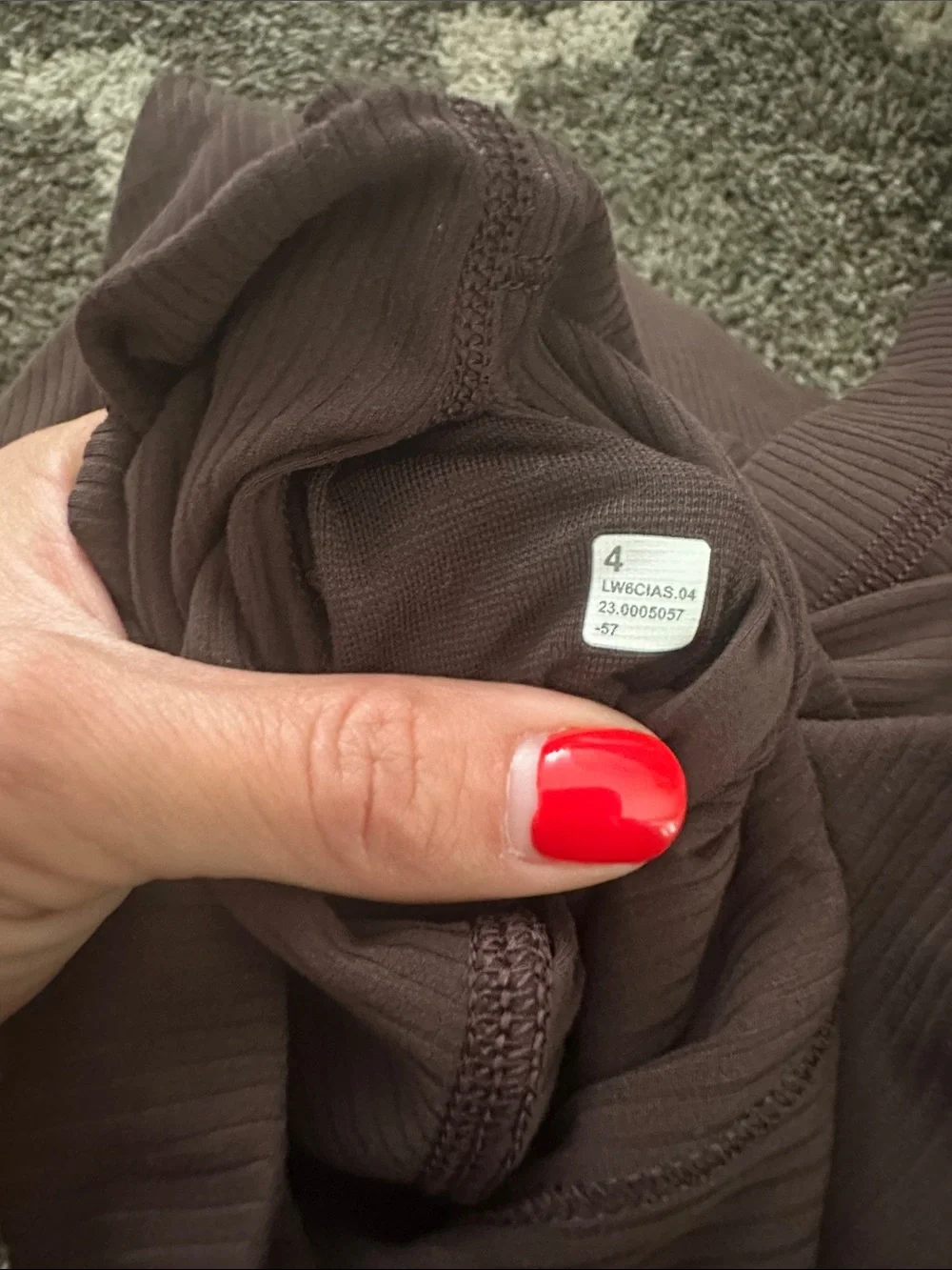 Lululemon Align Ribbed High-Rise Crop 23